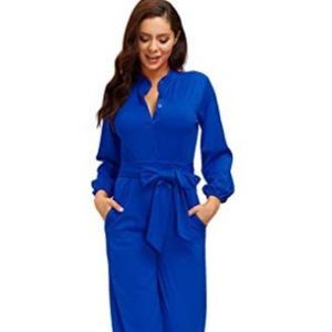Ophestin Womens Long Sleeve Jumpsuit